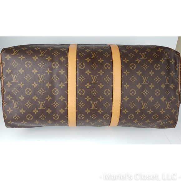 Authentic Louis Vuitton Keepall 55 Duffel Bag #2442M - Picture 9 of 10